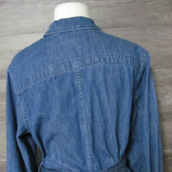 FREE ASSEMBLY LADIES DENIM BELTED DRESS NWT - Picture 5 of 9